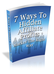 7 Ways To Hidden Affiliate Profits